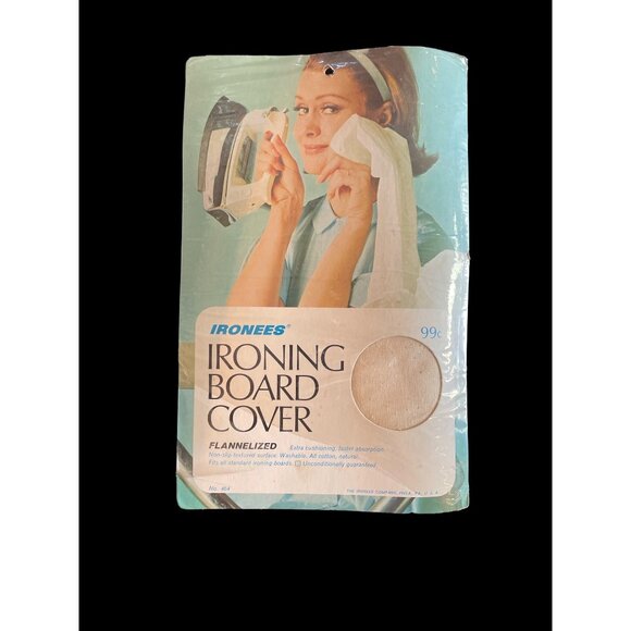 NOS IRONEES Flannel Ironing Board Cover Vintage MCM - Picture 1 of 4